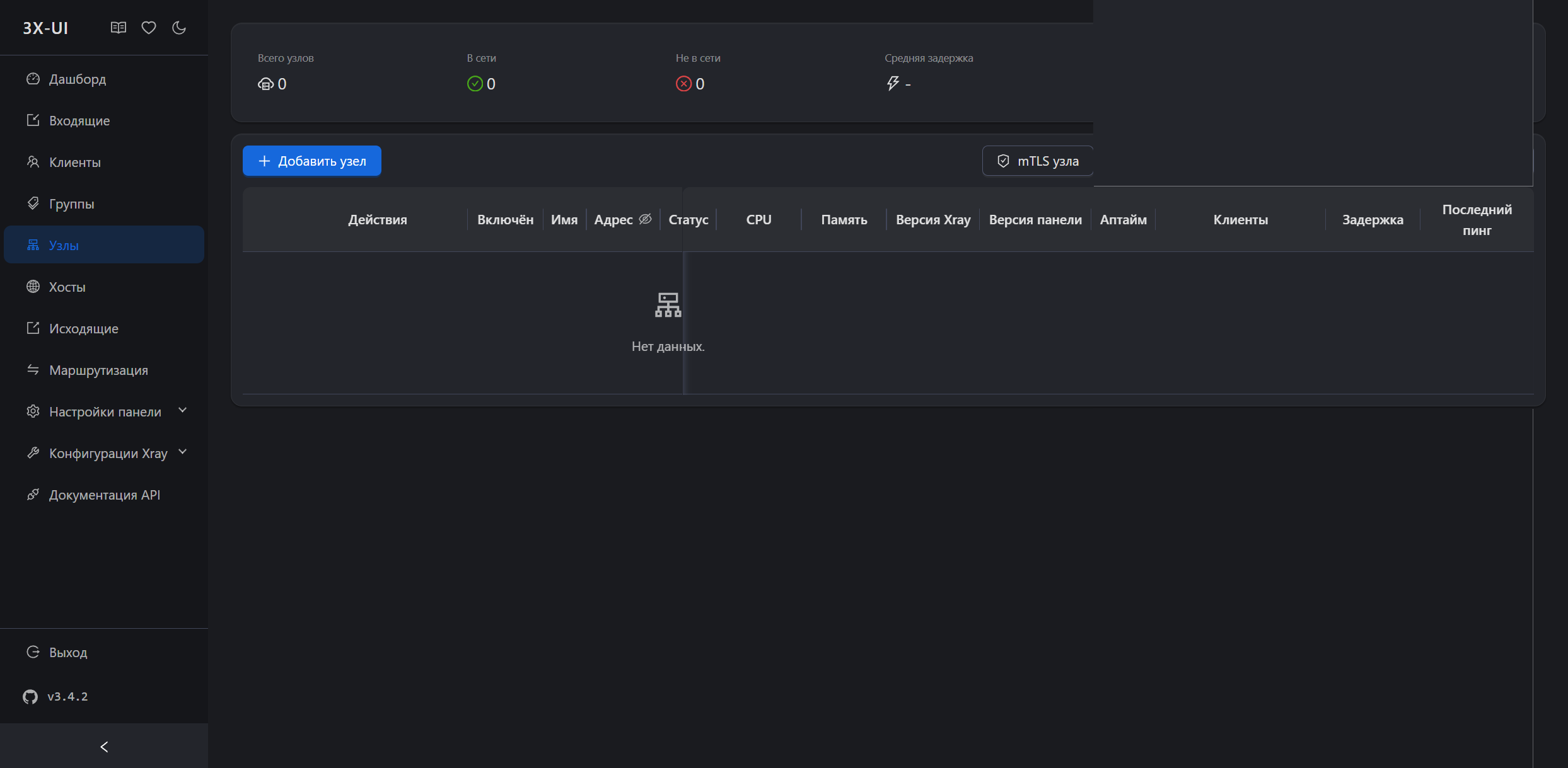Список Nodes